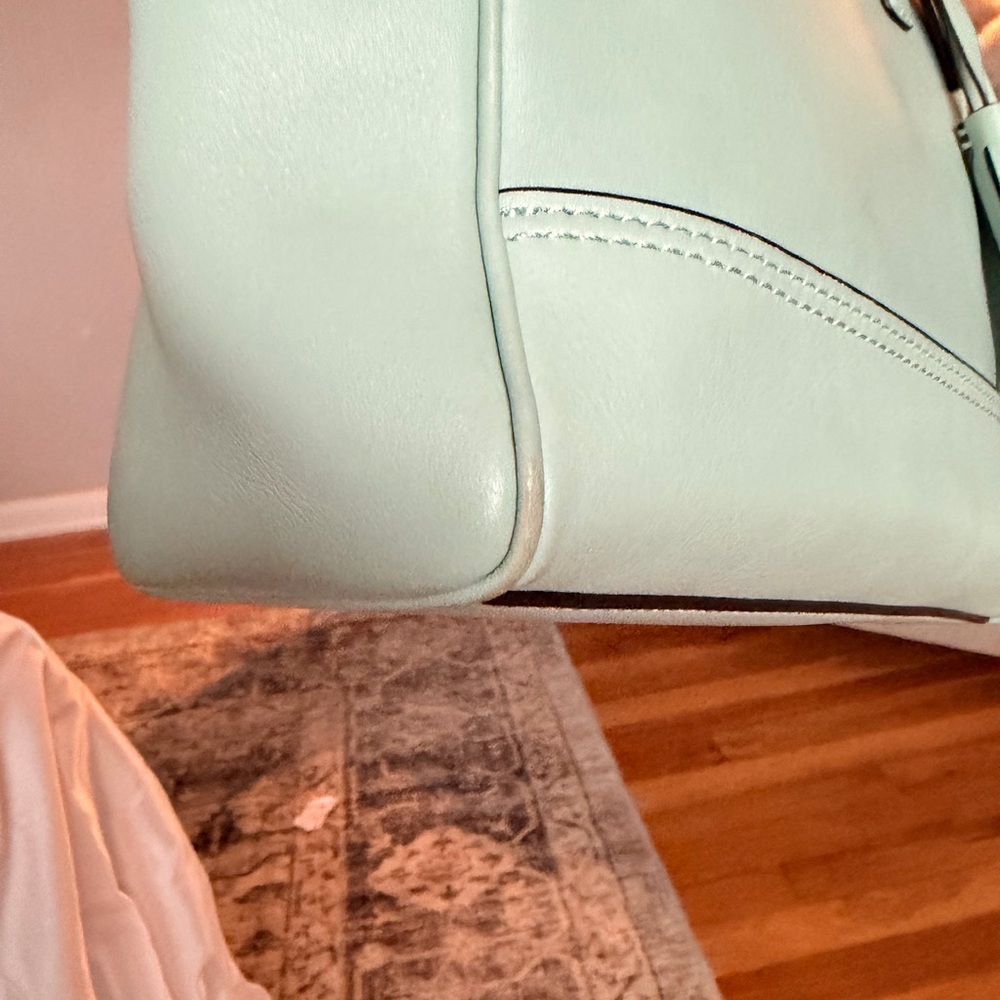 Coach Mint Tanner Tote Bag - Picture 7 of 11